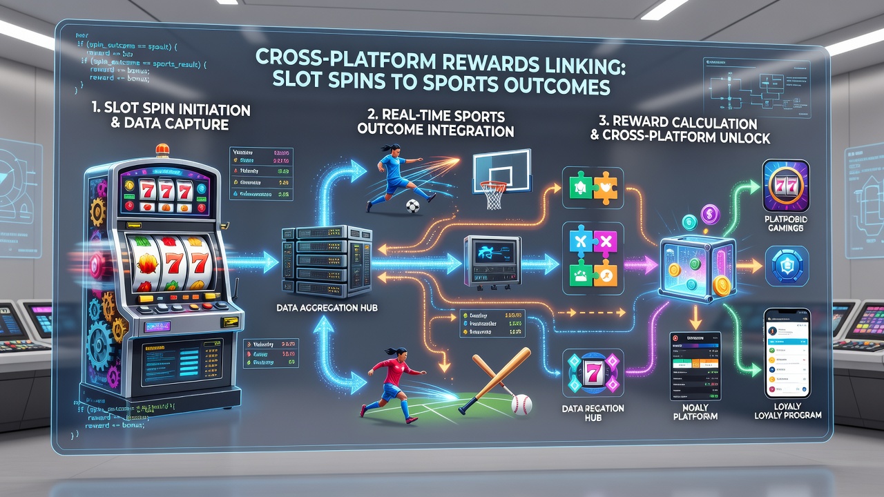 Screenshot of a mobile app interface displaying linked slot and sports reward balances