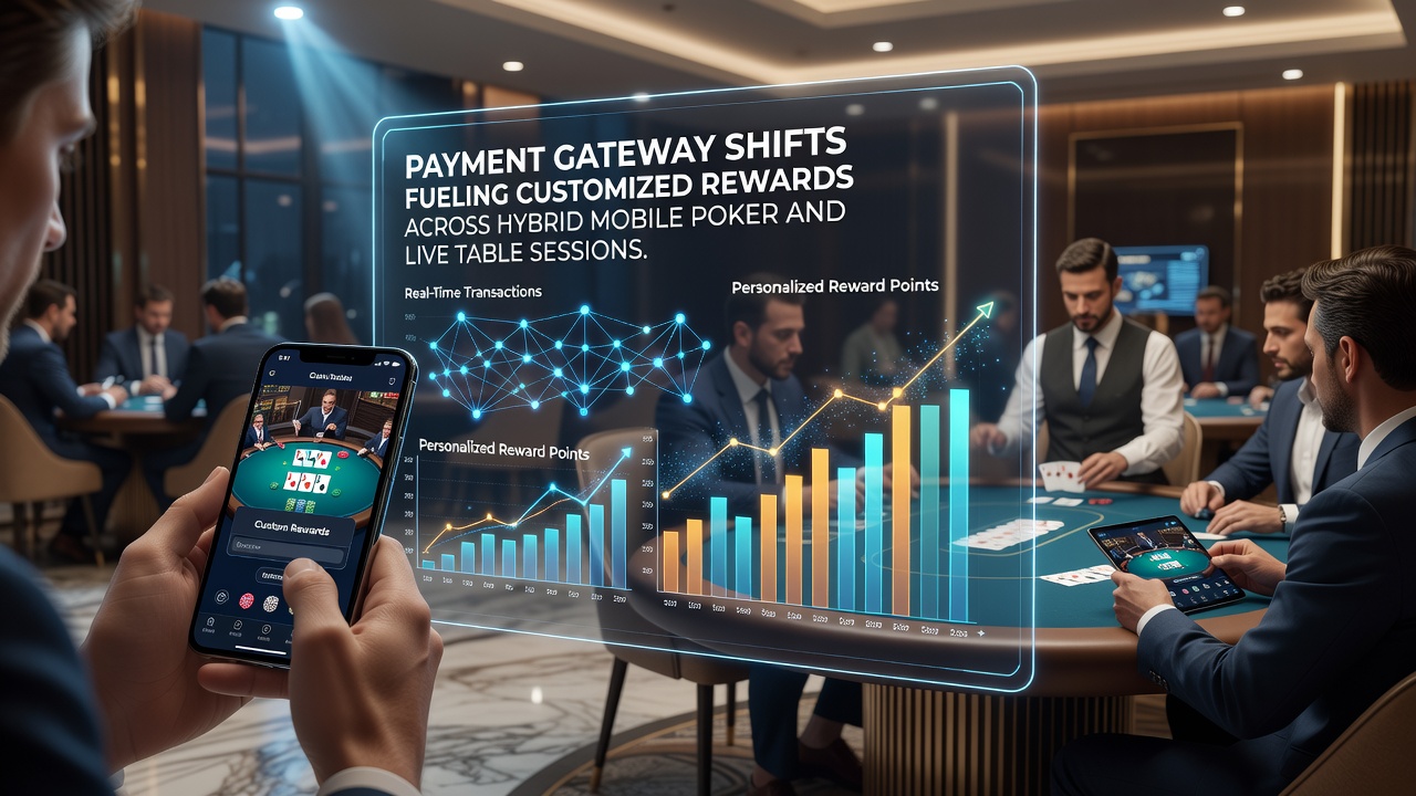Hybrid poker players receiving tailored rewards through updated payment gateways
